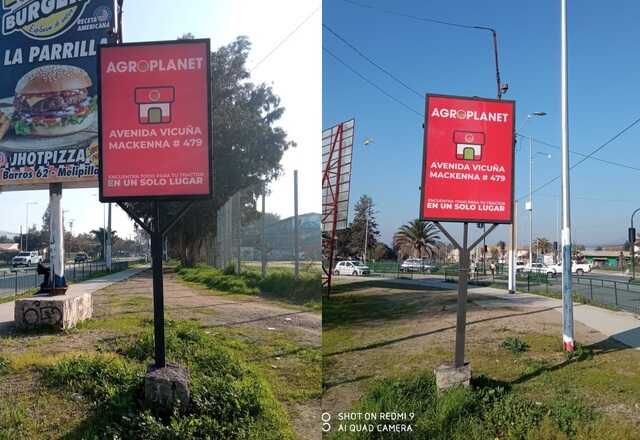 Foto de Bandejon central del acceso oriente a la ciudad.