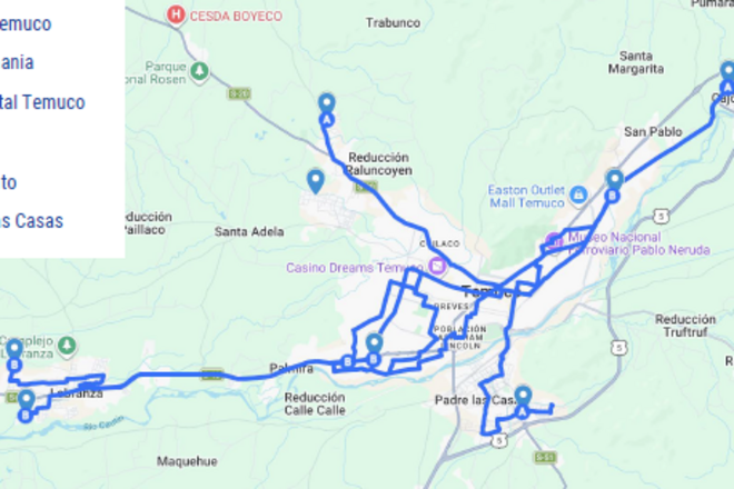 Foto 2 de Circuito de 20 pantallas en Buses (Spot) - Temuco