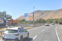 Autopista San Martin pasado el peaje de Chicureo  hacia el norte