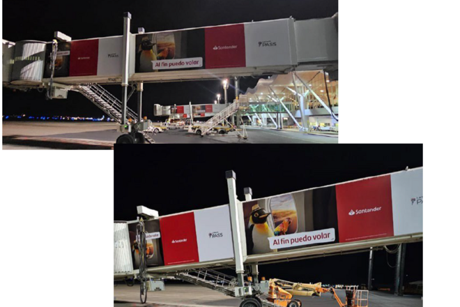 Foto de Cara exterior Puente de Embarque - Aeropuerto el Loa Calama