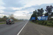 Acceso Sur Temuco, Quepe antes del peaje - Ruta 5 Sur km 694.33 ( FREIRE)