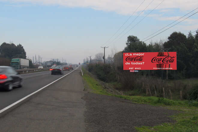 Foto de Acceso Norte a Chillan, antes de San Carlos - Ruta 5 Sur km 364.1  (SAN CARLOS)