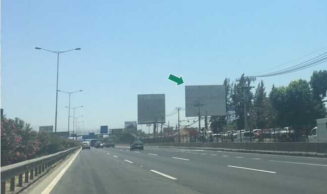 Foto de Vespucio Norte pasado Recoleta antes de salida Movicenter