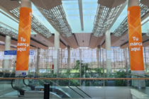 2 Pilares circulares - 2do Nivel  Embarque Central -  Aeropuerto Araucanía