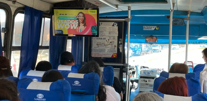 Foto 3 de Circuito de 20 pantallas en Microbuses - Spot - Concepción PREMIUM