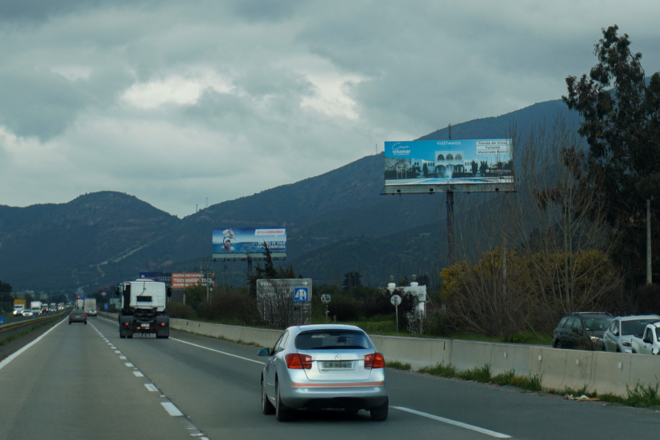 Foto de Viña a Santiago, desde cruce Algarrobo - Ruta 68 km 64.763 (CASABLANCA)
