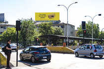 Rotonda Grecia  con Vespucio (O-P) - hacia Ñuñoa- Fte Sta Isabel