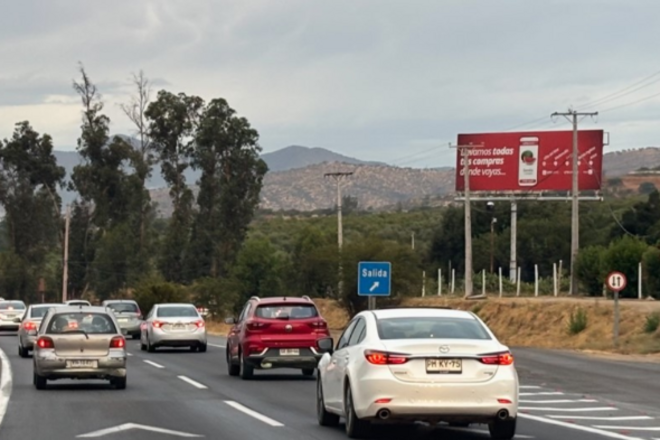 Foto de Ruta 68 Km 50 / Viña del Mar a Santiago