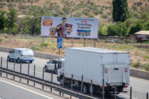 Ruta 68, Lomas de Lo Aguirre, puente Pudahuel dirección oriente a poniente