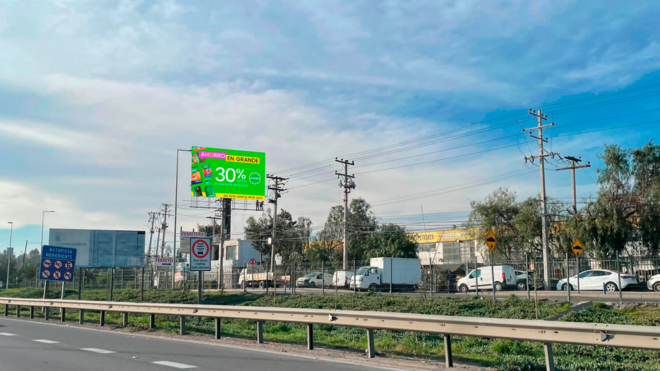 Foto 3 de Unipole Ubicado en AV. La Montaña - Panamericana Norte 18,201 Colina