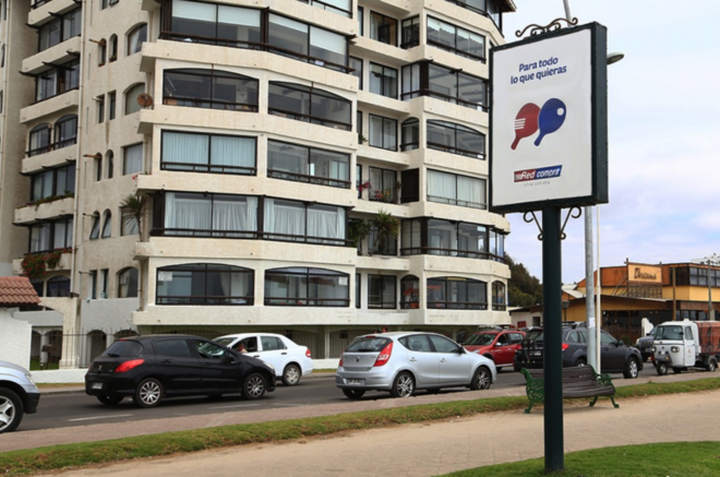 Foto de Paleta - Av. Del Mar altura Timberhouse  (Cara Norte)