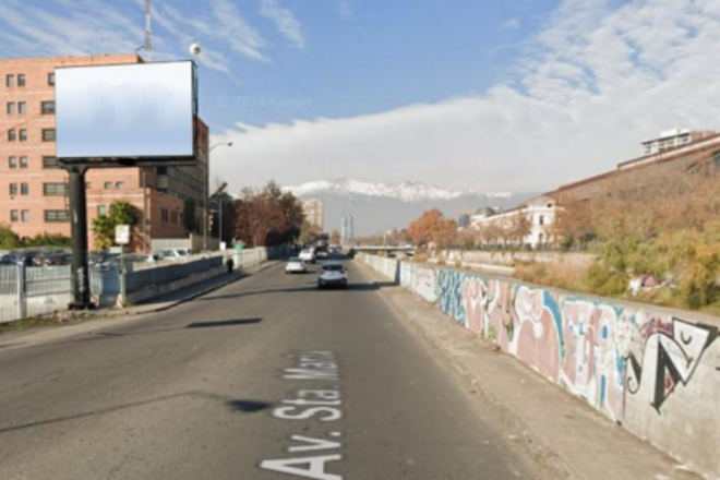 Foto de Av. Santa Maria salida Costanera Norte hacia Estación Mapocho