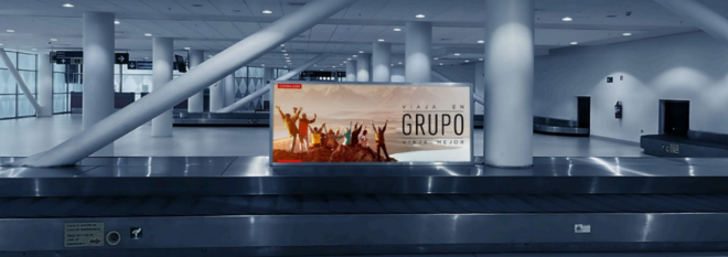 Foto 2 de Caja de Luz - Cintas de retiro de equipaje N° 4 - Primer Nivel - Aeropuerto Iquique