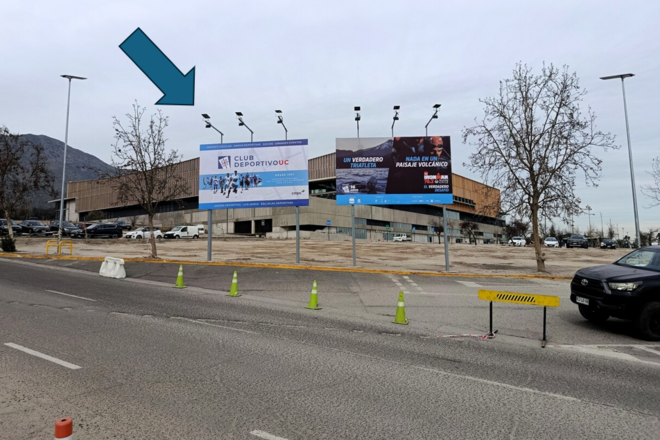 Foto 1 de Valla 4 República de Honduras acceso UDD y Estadio Claro Arena
