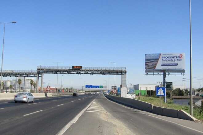 Foto de Salida Norte Santiago, sector Buenaventura