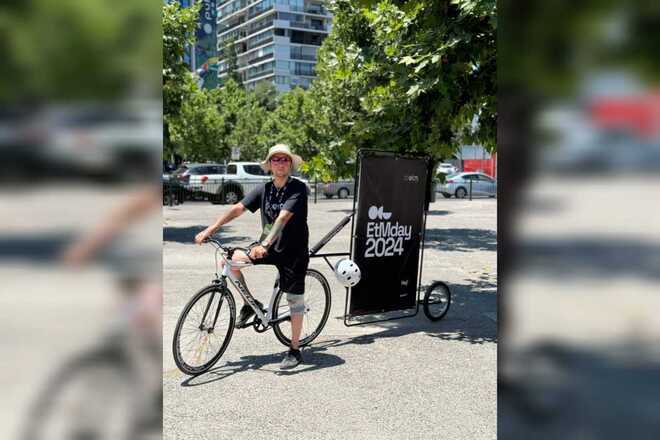 Foto 2 de Activación Bicicletas Publicitarias - 10 días - Viña del Mar