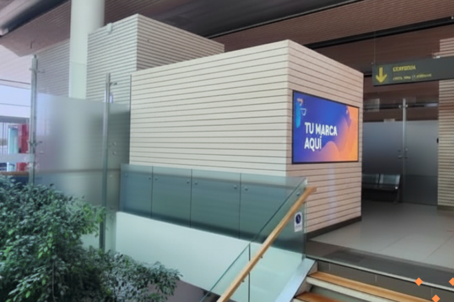 Foto de Caja de Luz 2 nivel Hall público  - Aeropuerto Araucanía