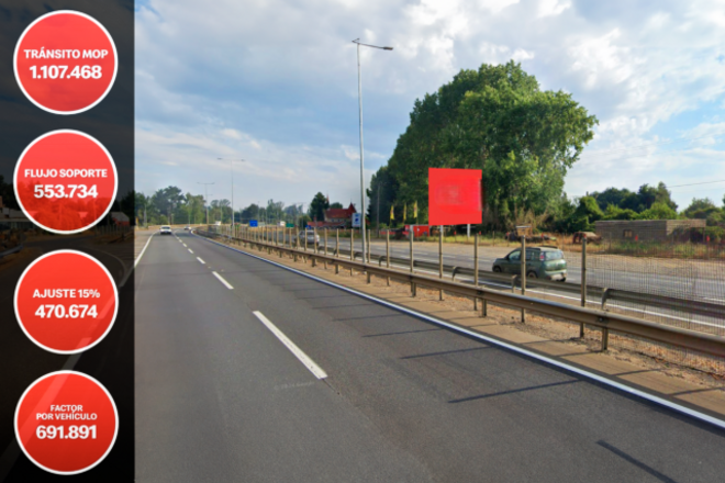 Foto de VALLA UBICADA EN PADRE DE LAS CASAS - RUTA 5