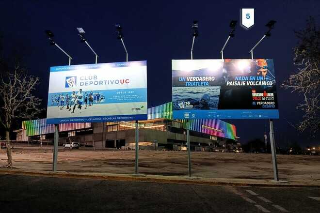 Foto 2 de Valla 5 República de Honduras acceso UDD y Estadio Claro Arena