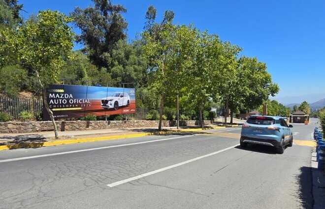 Foto 1 de Valla 1 Camino Las Flores acceso a Estadio Claro Arena