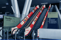 Branding Escaleras Mecánicas - Aeropuerto Arturo Merino B - Internacional
