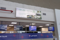 Caja de Luz - Sobre counter Check-in - Sector Hall 1° Nivel Terminal de pasajeros - Aeropuerto Calama