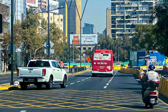 Foto 1 de Vicuña Mackenna al llegar a  Plaza Italia y Metro Baquedano OP (reñaca 11)